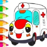 Coloring Book: Ambulance