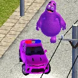 Grimace vs Police SuperCar