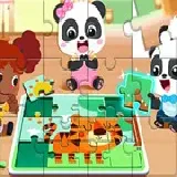 Jigsaw Puzzle: Baby Panda Play Jigsaw