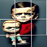 Robert the Doll Picture Slide Puzzle Frenzy
