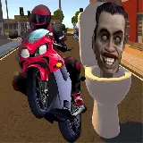 Skibidi Toilet Moto Bike Racing