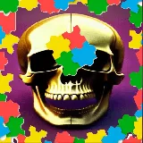 Skull Picture Scramble Challenge