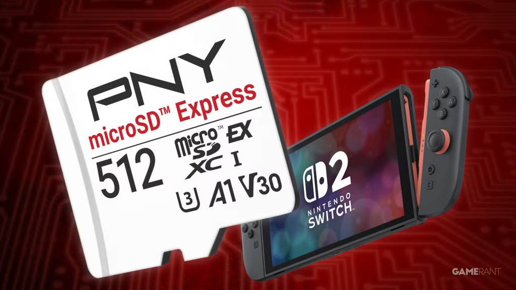Nintendo Switch 2 Gamers Can Now Expand Storage with Affordable 512 GB microSD Express Cards